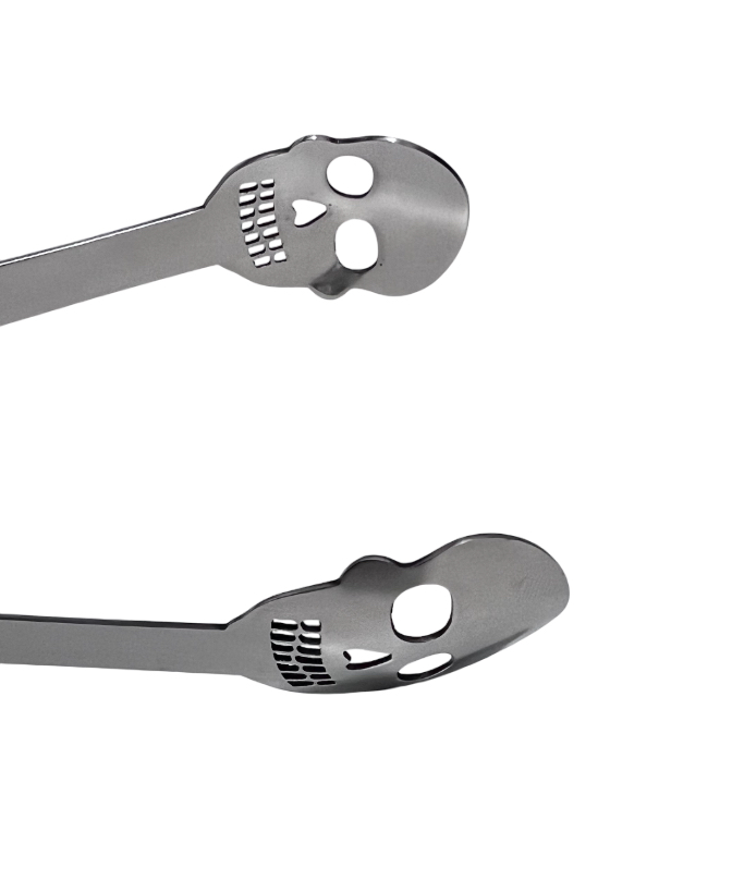 NJ Skull Design Ice Catcher Tong