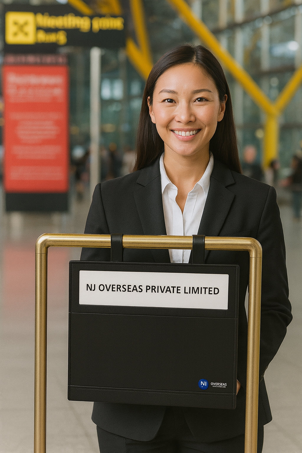 NJ Paging Board I Guest Welcome Name Display Board for Airport Pickup | Travel Paging Board for Tour Operators, Hotels, and Event Planners