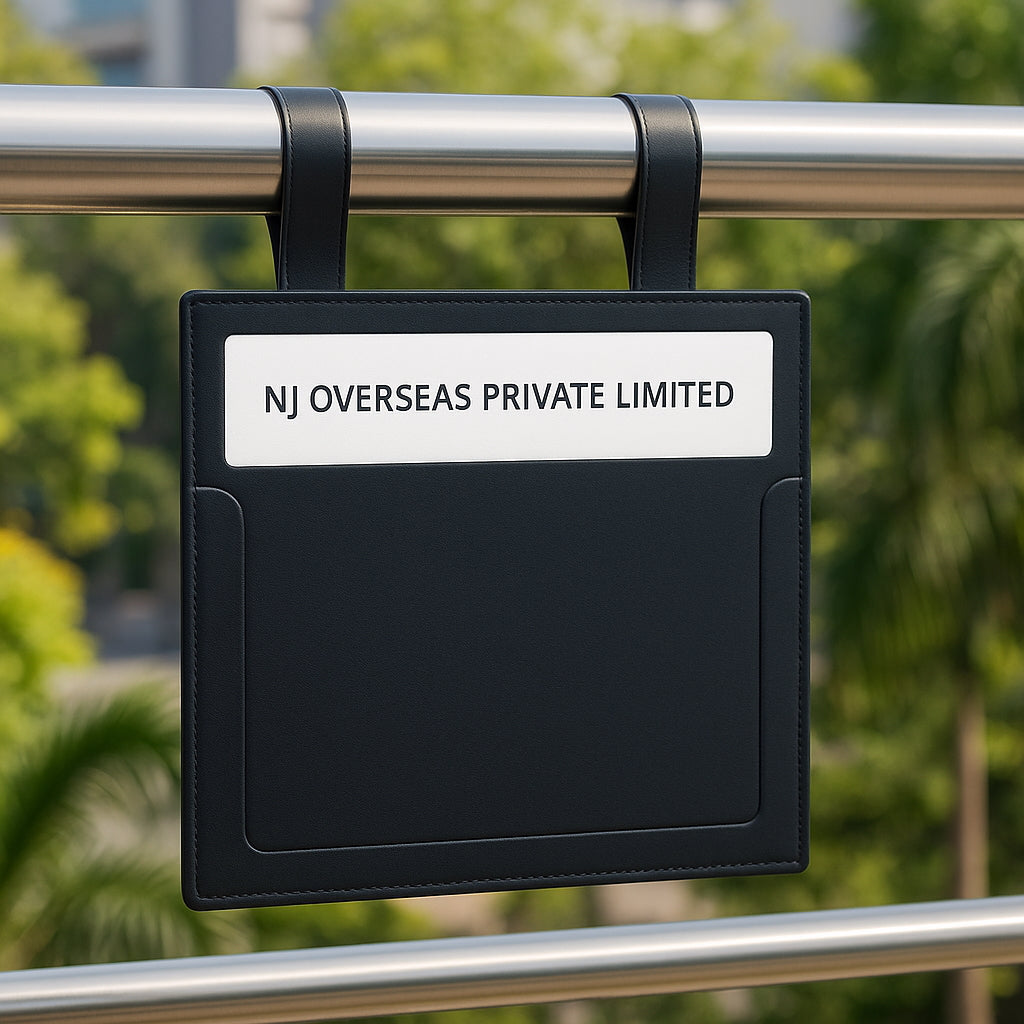 NJ Guest Paging Board – Airport Name Display & Welcome Sign for Guest Pickup | Travel Paging Board for Tour Operators, Chauffeurs & Hotels, Hanging Paging Board