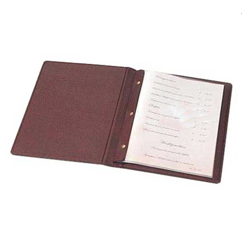 NJ Restaurant Menu Covers Holders screw fitting 9x12" Inches