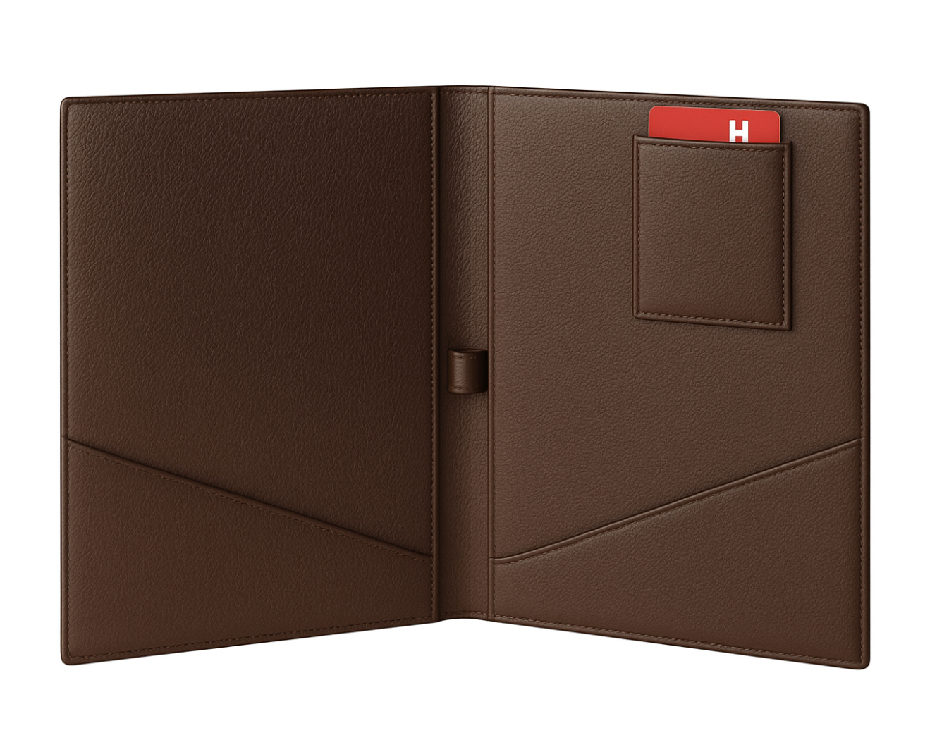 NJ Bill folder/Check Presenter with Credit Card Slot Receipt