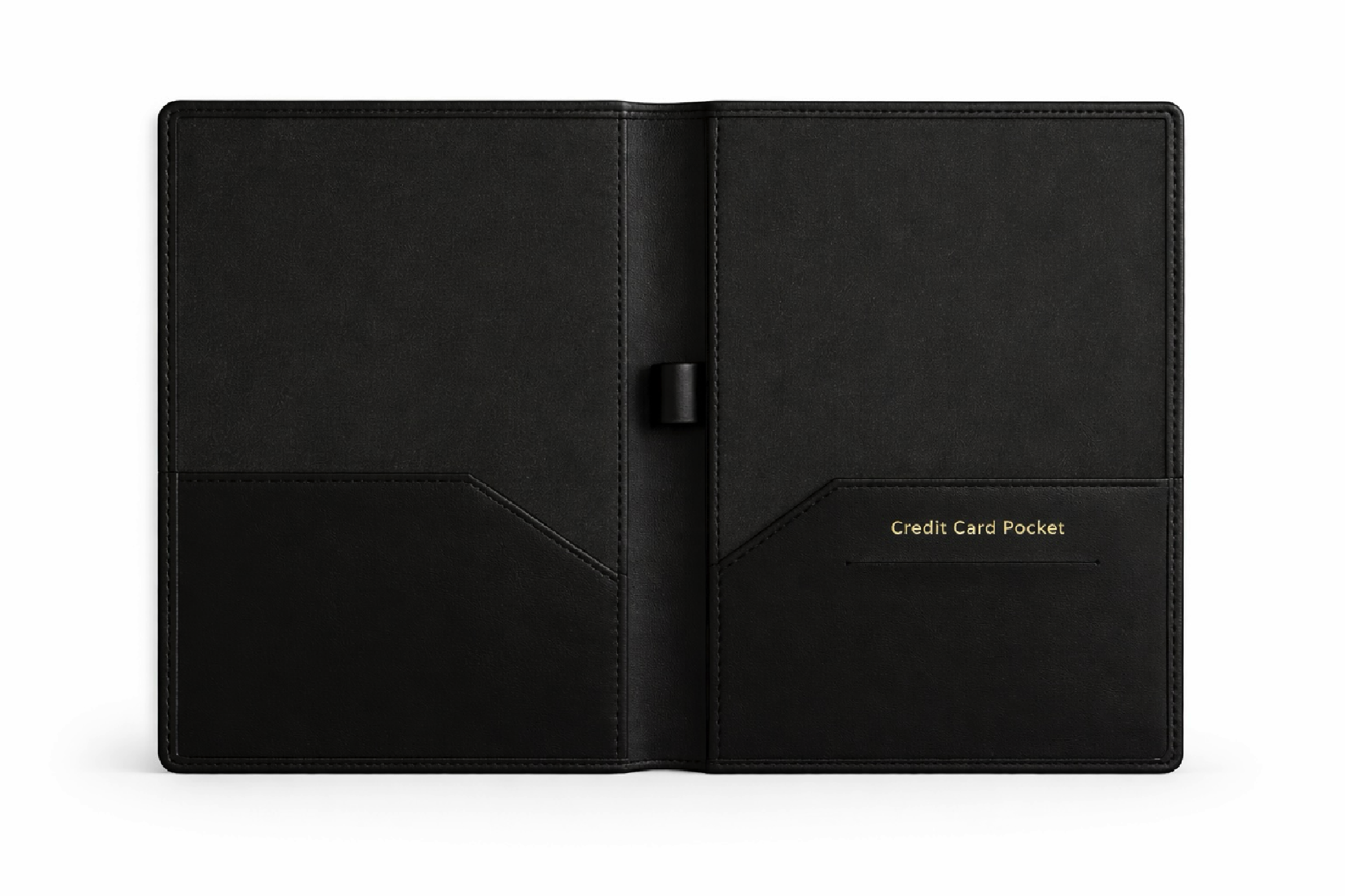 NJ Check Presenter Bill folder for hotel and Restaurant with Credit Card Slot
