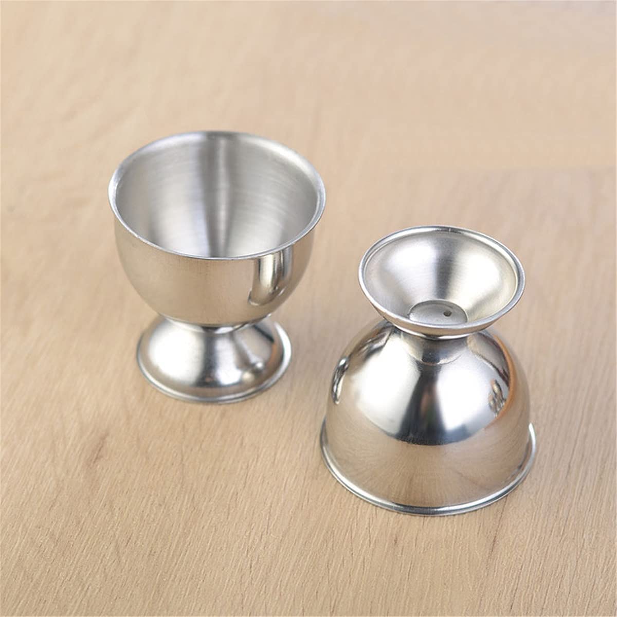 NJ 304 Stainless Steel Egg Cups Large : 12 Pcs