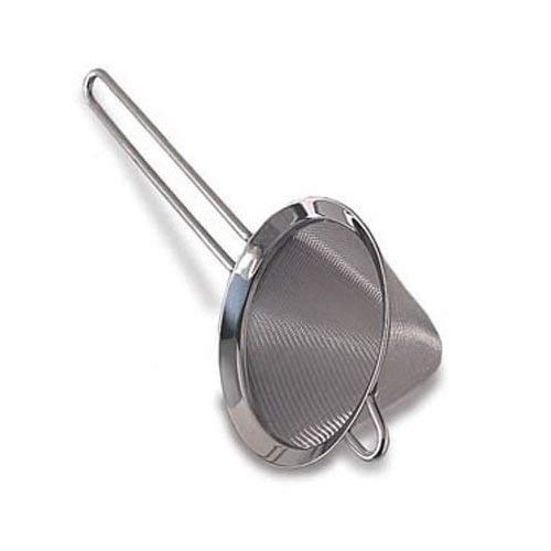 NJ Cocktail Strainer Stainless Steel Fine Mesh Strainer, Premium Food Strainers I Small Strainer I Tea Strainer I Bar Strainer 3 inch: 2 Pcs Set