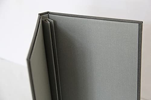 NJ Restaurant Leather Menu Covers Holders screw fitting 9x12" Inches, Menu Presenters for Restaurants, Menu Folder : BLACK